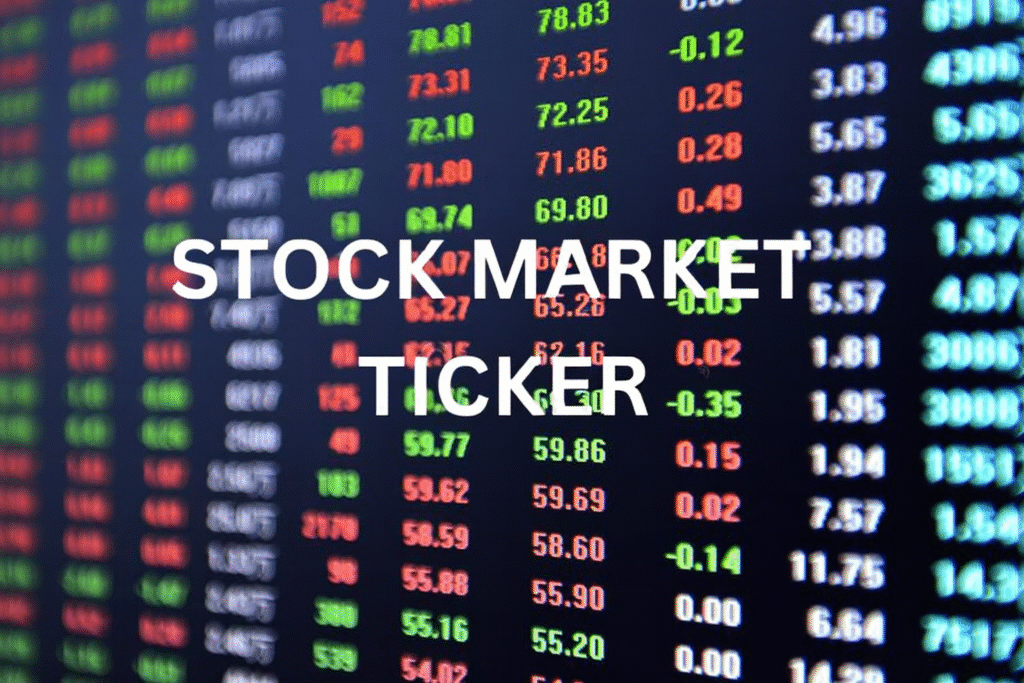 stock market ticker